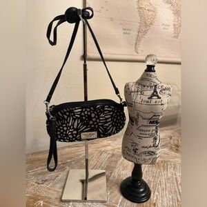 RELIC BRAND COLLECTION Canvas Sunflower Design with Black Velvet Flocking